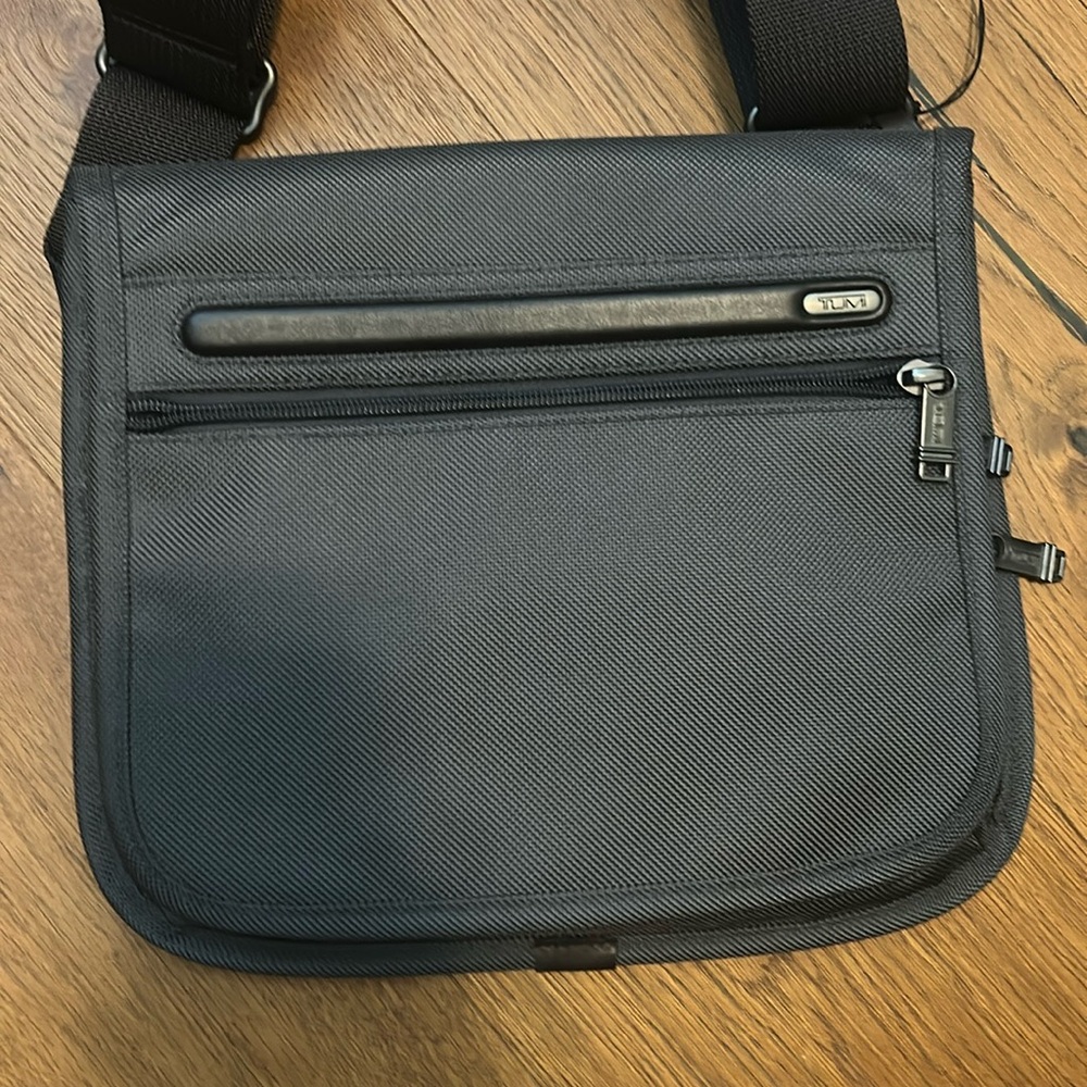 Tumi Gray Messenger Bag